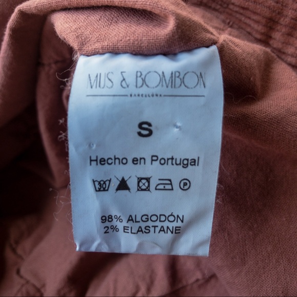 MUS & BOMBON THOMSO Hat Rose Pink Corduroy Made in Portugal - Picture 5 of 9